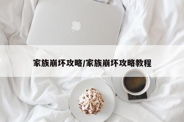 家族崩坏攻略／家族崩坏攻略教程