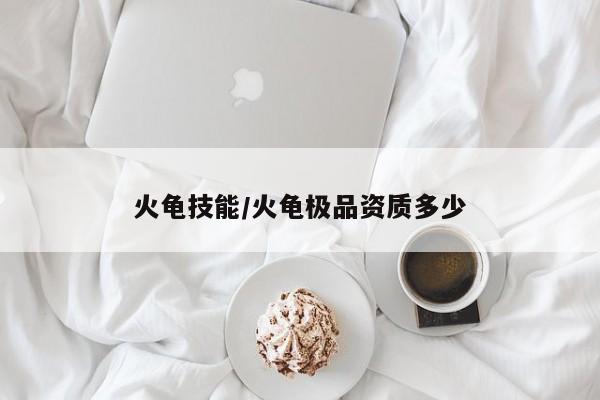 火龟技能／火龟极品资质多少